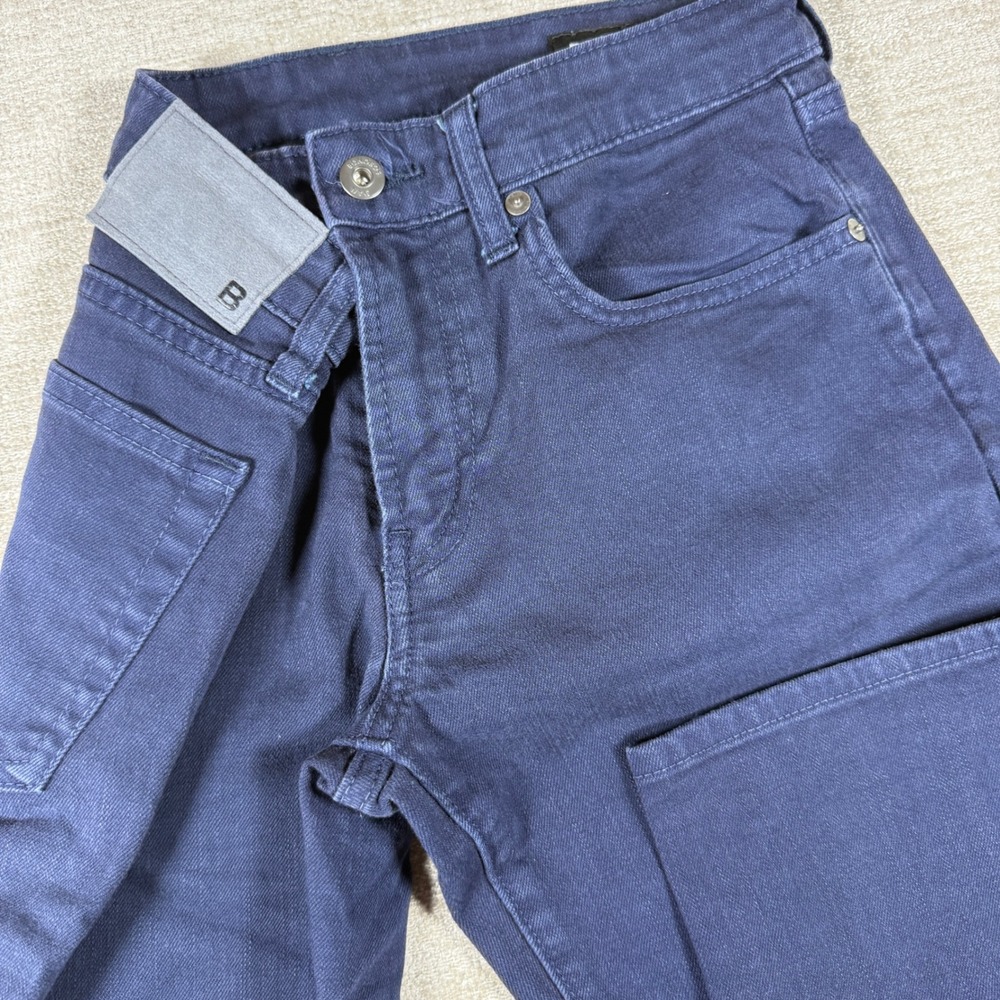 Bonobos Pants Mens 30/32 Navy Blue Stretch Garment Dye Straight Leg 20065-BLW51